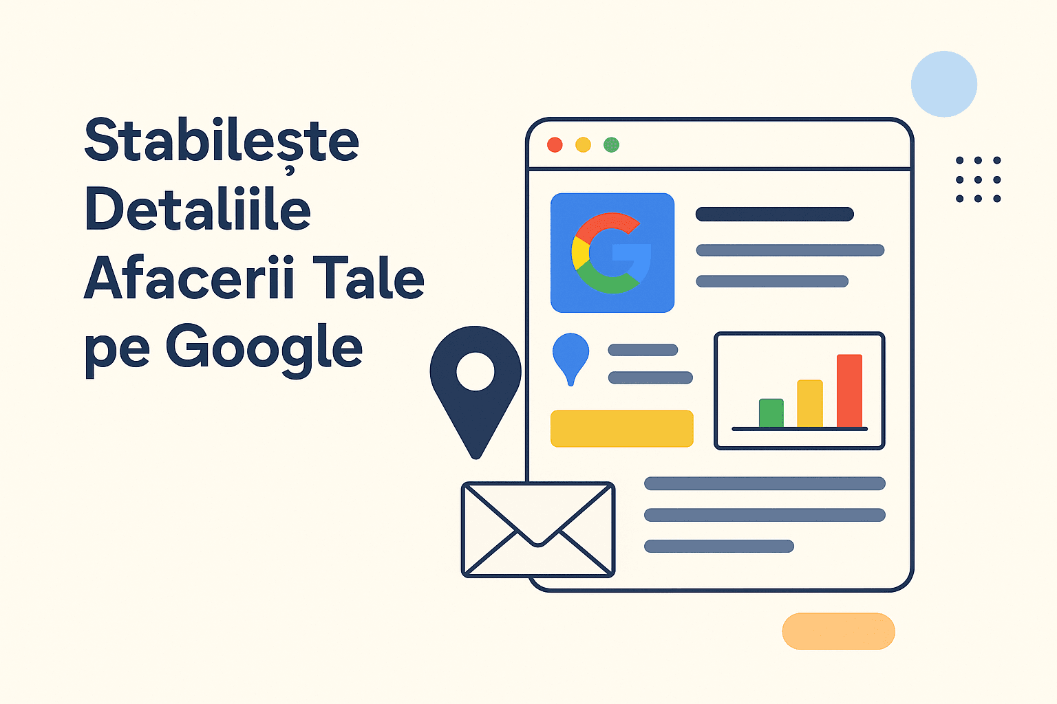 Stabilește Detaliile Afacerii Tale pe Google